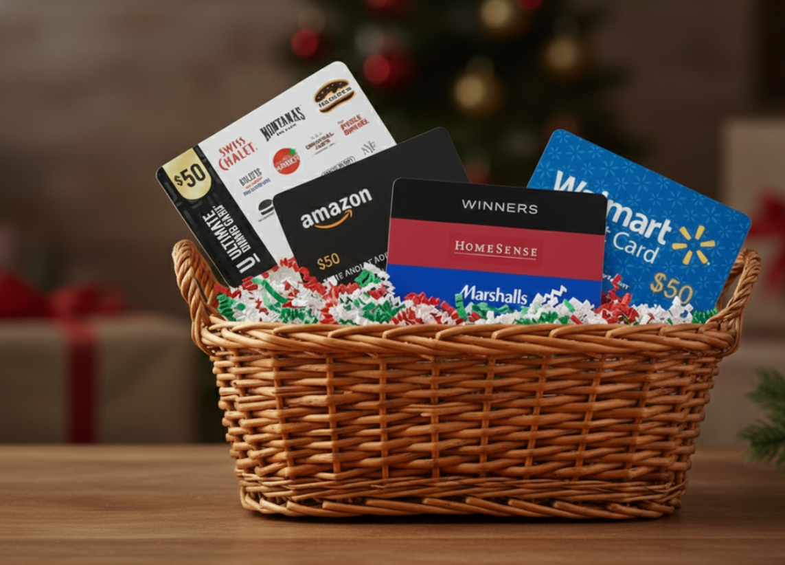 $50 Gift Card Basket